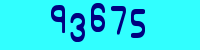 Blue Captcha Image
