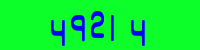 Blue Captcha Image