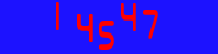 Blue Captcha Image