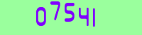 Blue Captcha Image