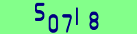 Blue Captcha Image