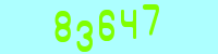 Blue Captcha Image
