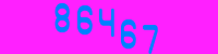 Blue Captcha Image