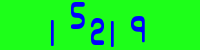 Blue Captcha Image