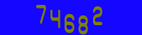 Blue Captcha Image