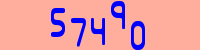 Blue Captcha Image