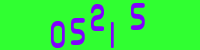 Blue Captcha Image