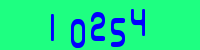 Blue Captcha Image
