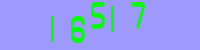 Blue Captcha Image