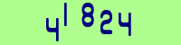 Blue Captcha Image