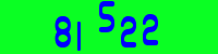 Blue Captcha Image