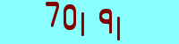 Blue Captcha Image