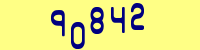 Blue Captcha Image