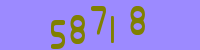 Blue Captcha Image