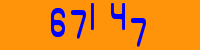 Blue Captcha Image