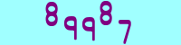 Blue Captcha Image