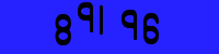 Blue Captcha Image