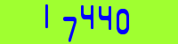 Blue Captcha Image