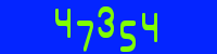 Blue Captcha Image