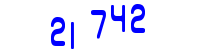 Blue Captcha Image