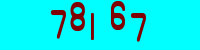 Blue Captcha Image
