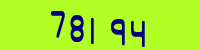 Blue Captcha Image