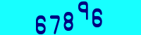 Blue Captcha Image