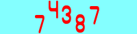 Blue Captcha Image