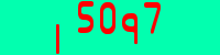 Blue Captcha Image