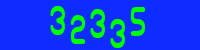 Blue Captcha Image