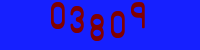 Blue Captcha Image