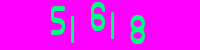 Blue Captcha Image