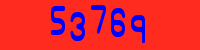 Blue Captcha Image