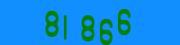 Blue Captcha Image