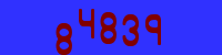 Blue Captcha Image