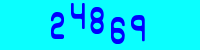 Blue Captcha Image